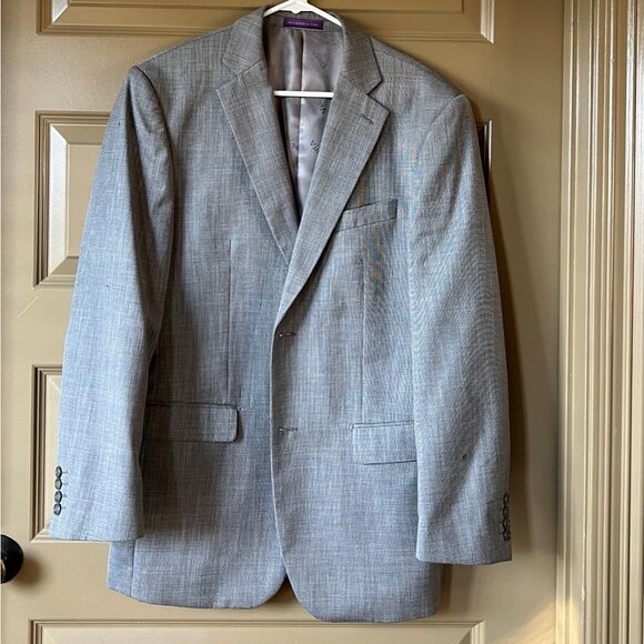 Vinci Designed In Italy Mens Size 38R Two Button Blazer Sports Coat 150 - Picture 1 of 11